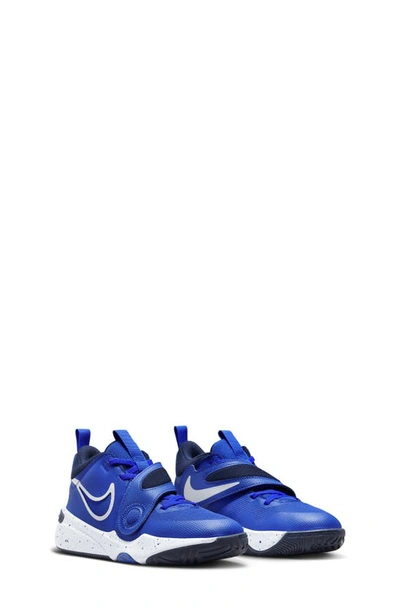 Nike Team Hustle D 11 Big Kids' Basketball Shoes In Blue