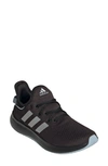 Adidas Originals Cloadfoam Pure Running Shoe In Black/ Silver / Blue