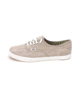 grey canvas vans