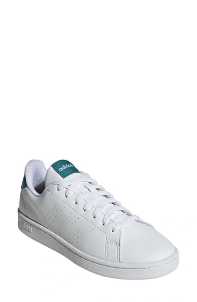 Adidas Originals Advance Tennis Sneaker In White/ White/ Arctic Fusion