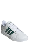 Adidas Originals Grand Court 2.0 Tennis Sneaker In White/ Green/ Navy