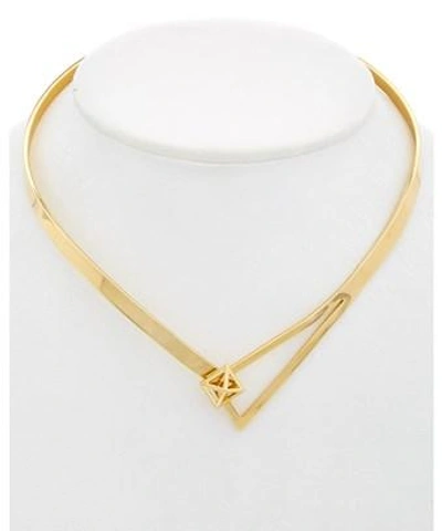 Rebecca Minkoff 14 Kt Loop Collar Necklace In Nocolor