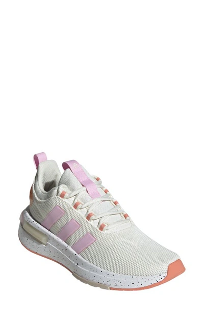 Adidas Originals Racer Tr23 Running Sneaker In White/ Orchid/ Beige