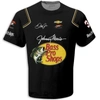 Jr Motorsports Official Team Apparel Black Dale Earnhardt Jr. Bass Pro Shops Uniform T-shirt