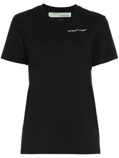 Off-white Quotes Casual Tee In Black