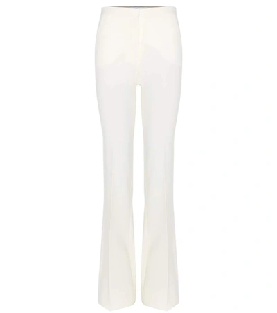Victoria Victoria Beckham Wool-blend Trousers In White