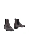 Saint Laurent Ankle Boots In Grey