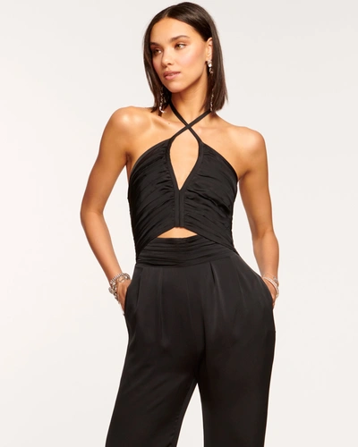 Ramy Brook Maddy Halter Jumpsuit In Black