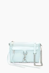 Rebecca Minkoff Aquamarine Blue Mini M.a.c. Crossbody Bag |