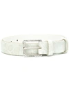 Al Duca D'aosta Classic Belt In White