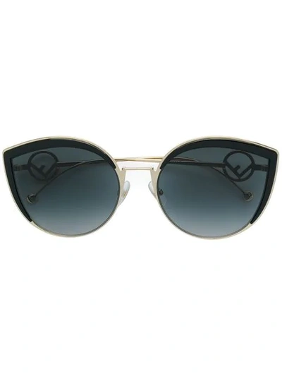 Fendi F Is  Sunglasses In Black