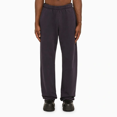 Entire Studios Ink Trousers In Organic Cotton In Purple