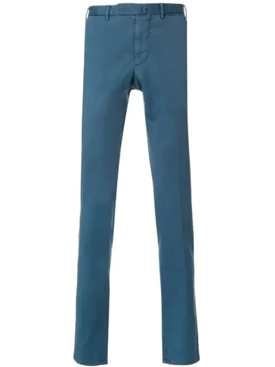 Biagio Santaniello Slim Fit Trousers - Blue