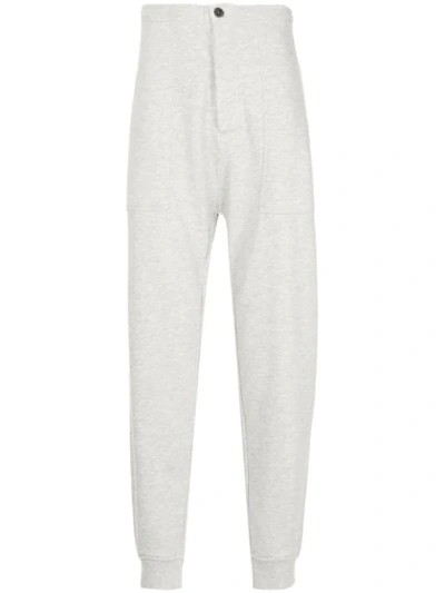 Kent & Curwen High Waisted Track Trousers In Grey