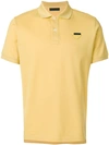 Prada Pique Polo Shirt In Yellow