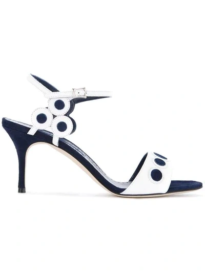 Manolo Blahnik Open-toe Sandals In Blue
