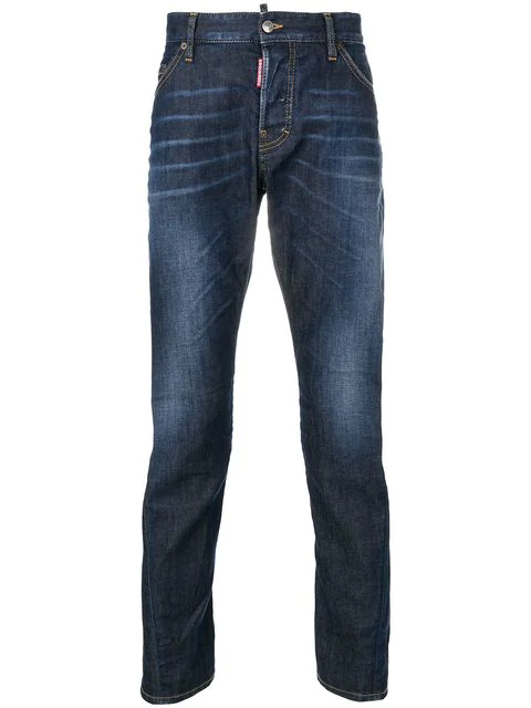 Dsquared2 Washed Jeans In Blue | ModeSens