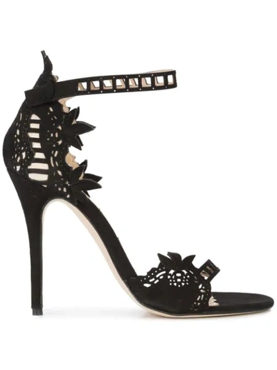 Marchesa Margaret Sandals In Black