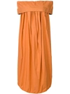 Ter Et Bantine Off-the-shoulder Dress - Yellow & Orange