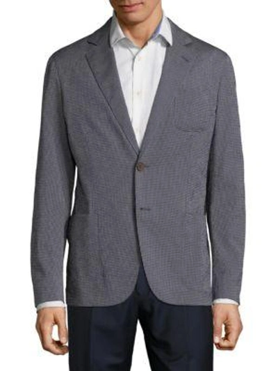 Giorgio Armani Fantasia Sport Coat In Grey