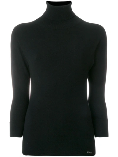 Dsquared2 Classic Turtleneck Knit In Black