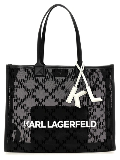Karl Lagerfeld Skuare Shoppin In Black