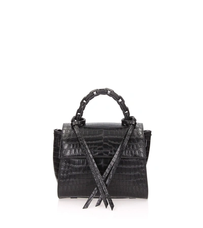 Elena Ghisellini Angel Handbag In Black