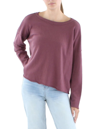 Eileen Fisher Womens Organic Cotton Cozy Sweatshirt In Purple