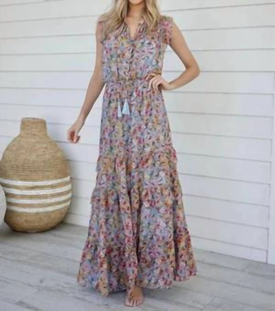 Allison New York Hazel Maxi Dress In Blue Floral In Multi