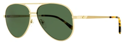 Lacoste Unisex Pilot Sunglasses L233sp 714 Gold/havana 60mm In Multi