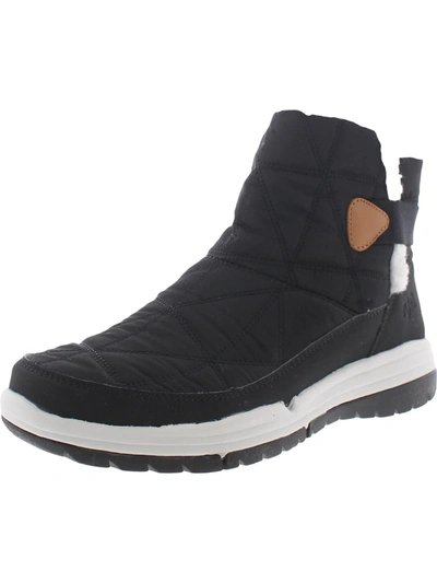 Ryka Aubonne Gore Womens Quilted Ankle Winter & Snow Boots In Black