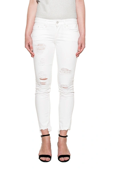 Dondup White Monroe Denim Jeans