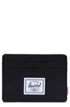 Herschel Supply Co Charlie Rfid Card Case In Black