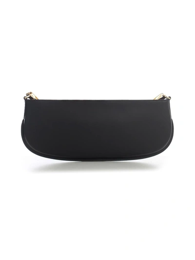 By Far Beverly Black Smooth Calf Leather Shoulder Bag Bags
