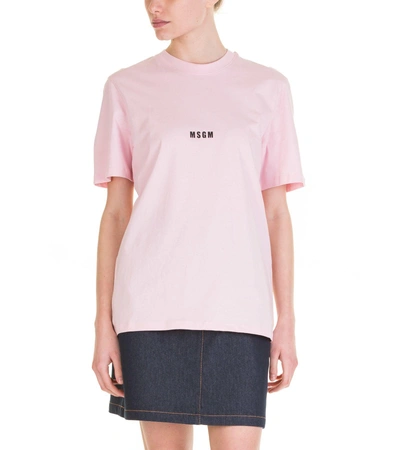 Msgm T-shirt In Pink