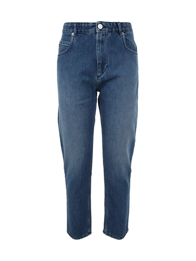 Isabel Marant Étoile Nea Cropped Jeans In Light Wash