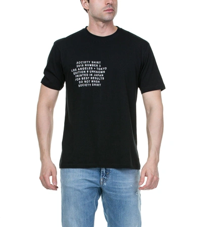 Society T-shirt In Black