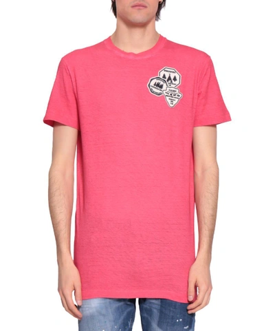 Dsquared2 Cotton T-shirt In Rosso
