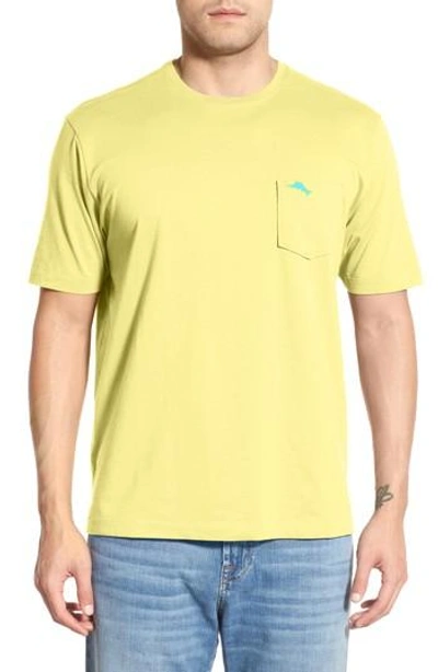 Tommy Bahama New Bali Sky Pima Cotton Pocket T-shirt In Bright Coral