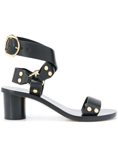 Isabel Marant Jeyka Studded Moto Sandal In Black