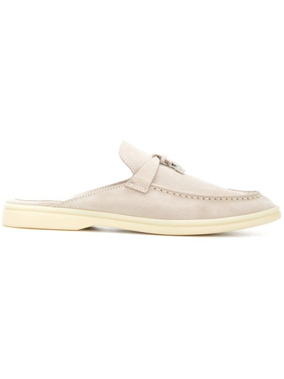 Loro Piana Slip-on Almond Toe Loafers