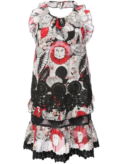 Anna Sui Love Leo Halter Dress - Black