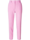 Msgm Straight-leg Trousers In Pink