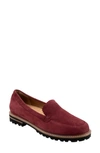 Trotters Fayth Loafer In Sangria Sue