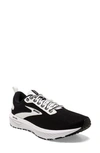 Brooks Revel 6 Running Shoe In Black/ White