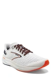 Brooks Hyperion Running Shoe In Oyster Mushroom/black Iris