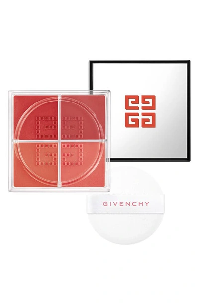 Givenchy Prisme Libre Loose Powder Blush In 6 - Flanelle Rubis (rich Shades Of Brick & Red)