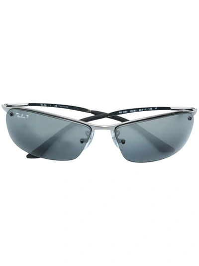 Ray Ban Metallic In Blue