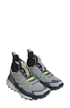 Adidas Originals Terrex Free Hiker 2 Hiking Shoe In Silver/ Silver/ Lucid Lemon