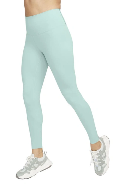 Nike Zenvy Dri-fit High Waist Leggings In Mineral/black